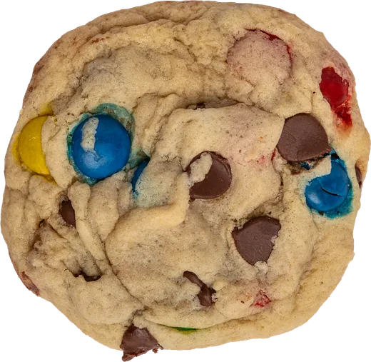 M&M cookie